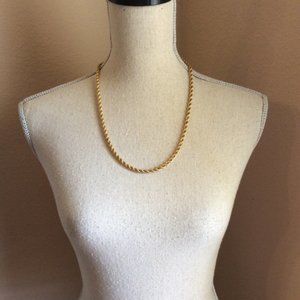Vintage Monet Gold Rope Chain